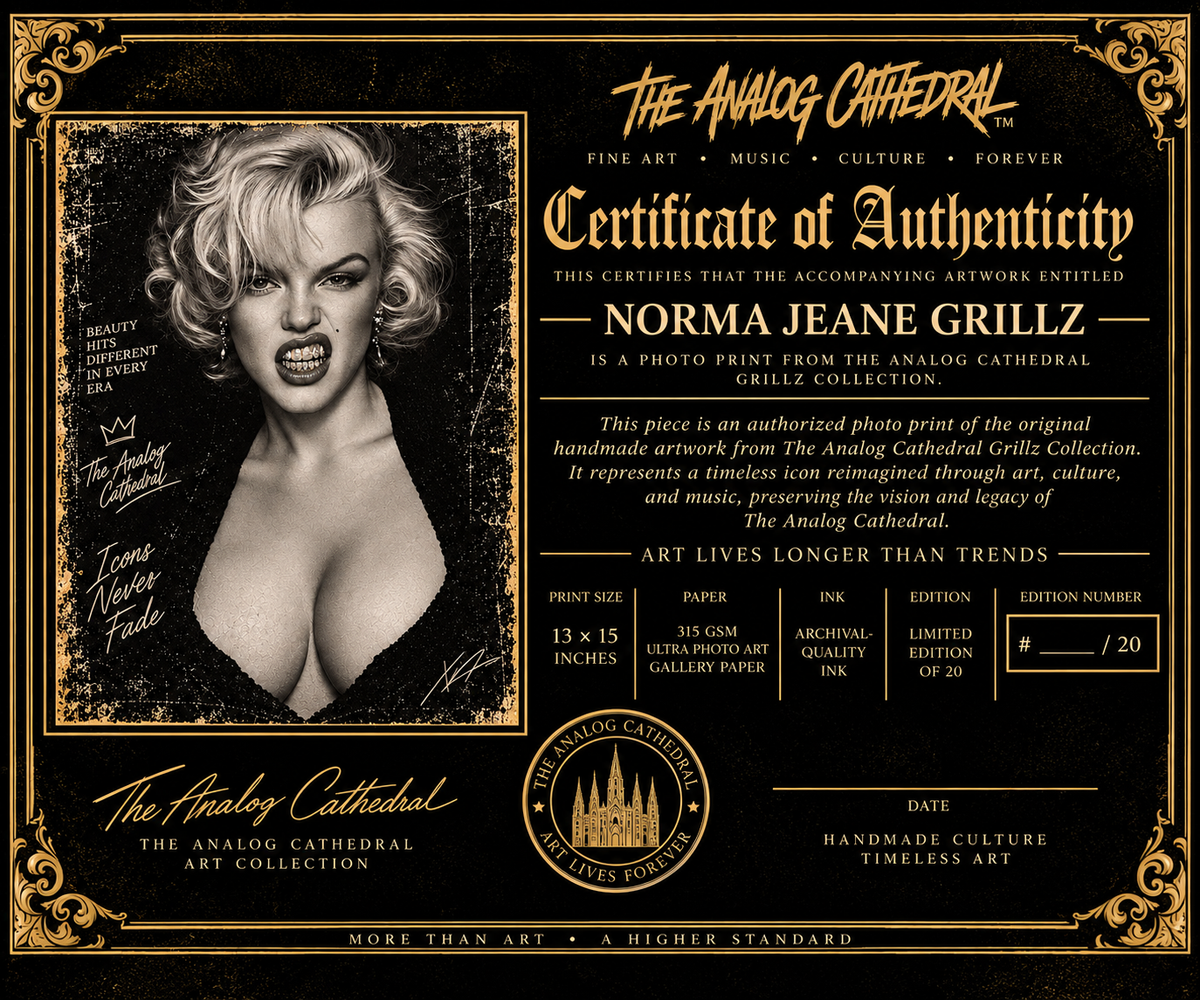 Norma Jeane Grillz  Fine Art Photo Print | The Grillz Collection