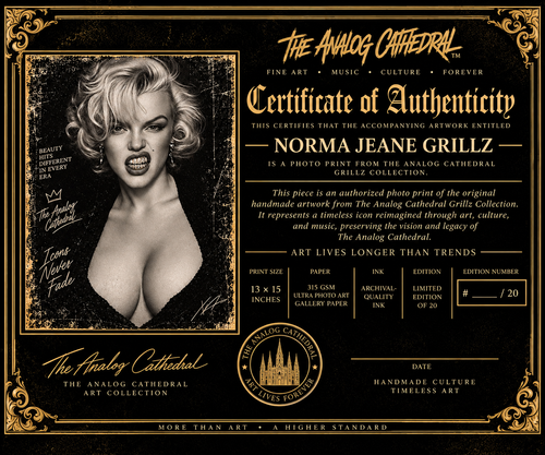 Norma Jeane Grillz  Fine Art Photo Print | The Grillz Collection